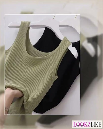 Plus Size Ribbed Knit Scoop Neck Tank Top