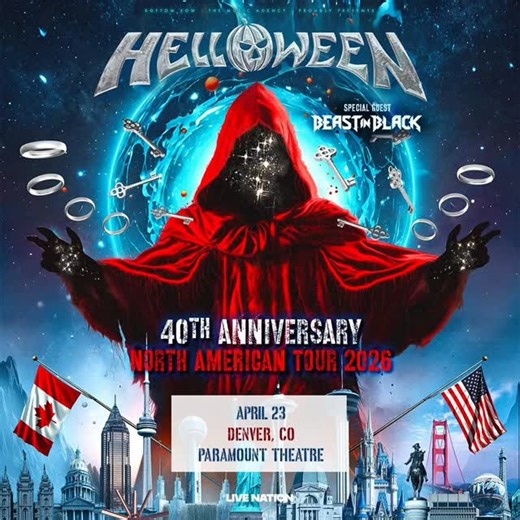  JUST ANNOUNCED!  Heavy metal legends Helloween are bringing their...