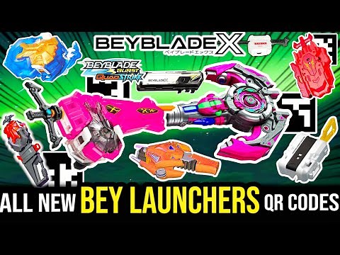 COMPLETE NEW LAUNCHERS QR CODES | Beyblade X App All NEW Qr Codes