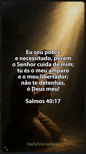 O Senhor Cuida de Mim | Salmos 40:17