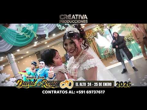 💍 ENLACE MATRIMONIAL DE DAVID & ROSSY – PARTE 2 | RECEPCIÓN SOCIAL & VALS | CreativaProducciones