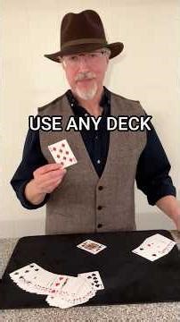 GENIUS card trick anyone can do (COME TOGETHER)