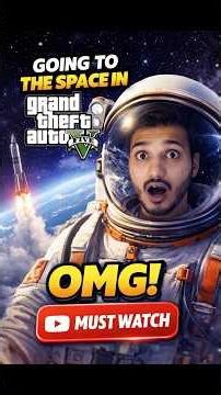 Going to the space 🚀 in GTA 5 😱 #gta5 #gamingshorts #gaming #gtamods