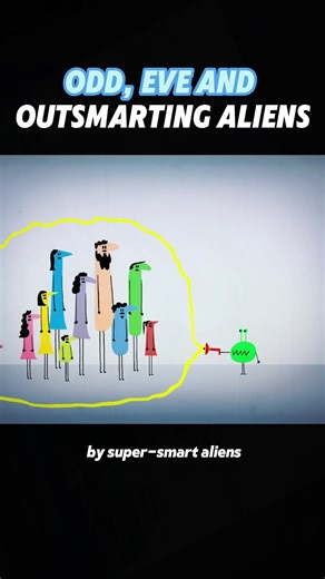 Odd,eve and outsmarting aliens#science #knowledge #America #foryou
