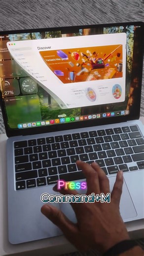 MacBook use like a pro 😎#macbookairm4 #windows #macbooklcd