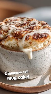 🥮✨ 5-Min Cottage Cinnamon Roll Mug Cake 🥮🌟 Gooey swirl instant dessert! Cottage cheese delivers 20g protein in this microwave cinnamon roll dream — icing melt perfection in 90 seconds! | Tasty Home Recipes