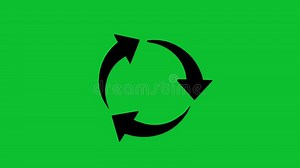 Loading Arrow Symbols Spinning Animation. 4k Video Stock Video - Video of reset, reload: 386188461