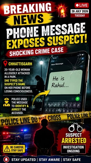 🚨 Phone Message Helps Police Identify Suspect | Shocking Crime Case | Breaking News