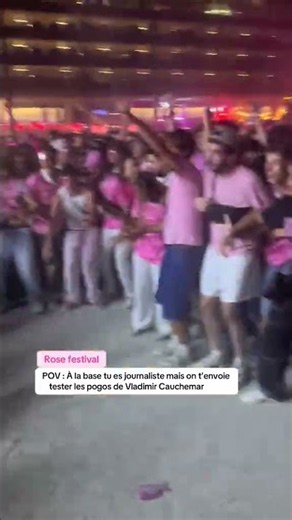 À la base tu es journaliste, mais on t'envoie tester les pogos de Vladimir Cauchemar.
