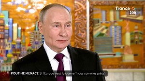 🇷🇺⚡️ Vladimir Poutine montre les muscles et menace l’Europe : S'ils veulent "la guerre", "nous sommes prêts" a déclaré le président russe en vantant ses dernières victoires militaires dans Donbass. | Le 20h – France Télévisions