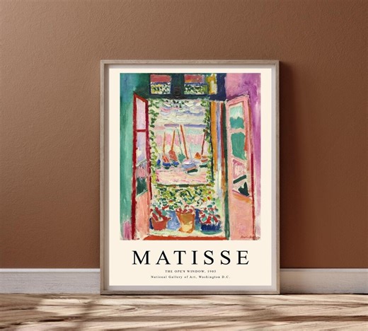 Henri Matisse 'open Window' Print | Fauvism Seascape Art (digital Download) - Etsy Australia