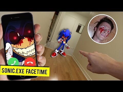 CALLING SONIC.EXE ON FACETIME AT 3 AM!! (SCRATCHED HIS FACE)