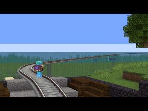 FINALLY designing My Worlds Train Tracks (Minecraft Create Mod)