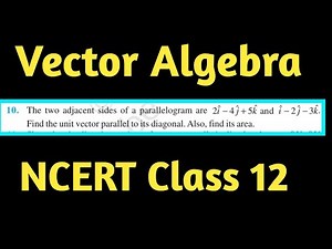 Q 10 Miscellaneous Exercise Chapter 10 Vectors Class 12 Math ||Class 12 ‎⁨@StudyPointPro⁩