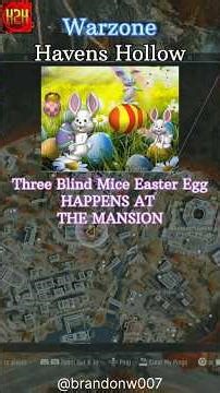 How to Unlock the Three Blind Mice Easter Egg in Warzone! I need it! (Havens Hollow)