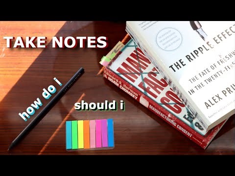 How to Take Notes When Reading