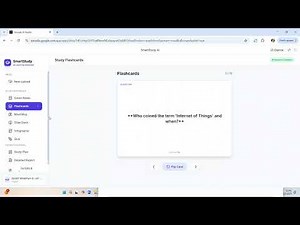 SmartStudy AI — AI Study Assistant That Generates Notes, Flashcards, Mindmaps & Quizzes | Full Demo