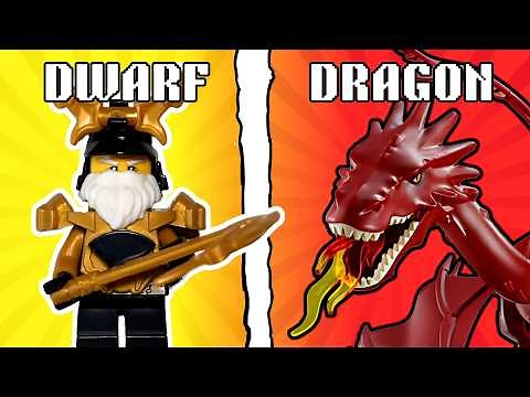 Building a LEGO Dwarf Castle for My Fantasy World!