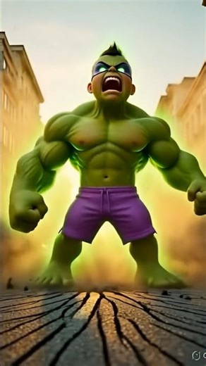 Cute Baby Hulk Transformation 😱 Turns Into Angry Hulk! #shorts