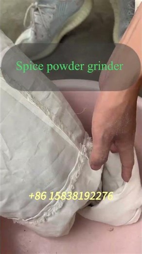 Spice grinder machine for making spice powder fast