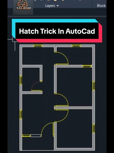 Quickly Hatch Walls In AutoCadin AutoCad #autocad #autocad2d #autocad3d #autocaddrawing #autocadtricks #autocadd #autocadindonesia #autocadinstagram #autocadchina #autocaduae #uaearchitecture #interiordesign #architecture #autocadarchitecture #autocaddesign #autocadtutorial #autocadeau #autocad2018 #autocad_drawing #autocaddesigner #autocadcourse #autocad_training #autocadonline #autocadcommands #autocad2022 #autocadbrasil #autocadtipsandtricks #autocadreels #autocadinstagram