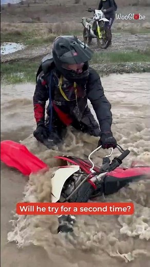 Dirt Bike in Water Unforgettable Escape Adventure
