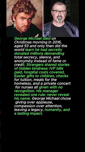 George Michael died on Christmas morning in 2016, aged 53 and only#georgemichael#history