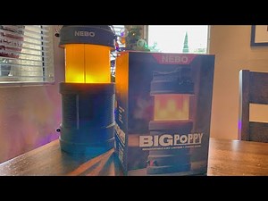RECHARGEABLE CAMP LIGHT - NEBO TOOLS BIG POPPY REVIEW