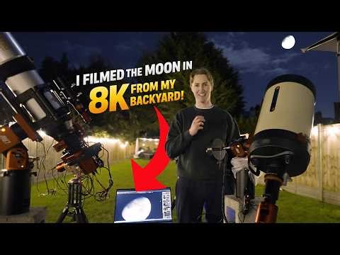 Record Breaking Amateur Footage of the Moon (8K resolution)