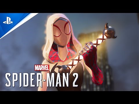 Across the Spider-Verse Spider Gwen Mod in Spider-Man 2 PC