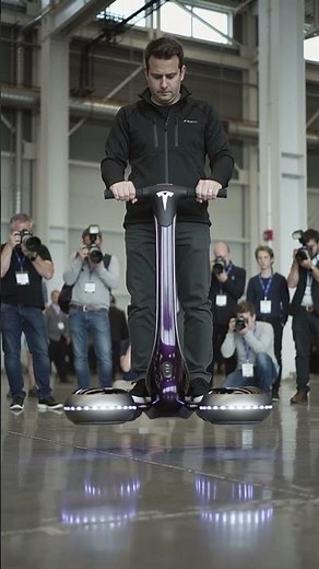 Tesla Hoverboard Officially Revealed, Defies Gravity! 🚀 #Tesla #Hoverboard #Innovation