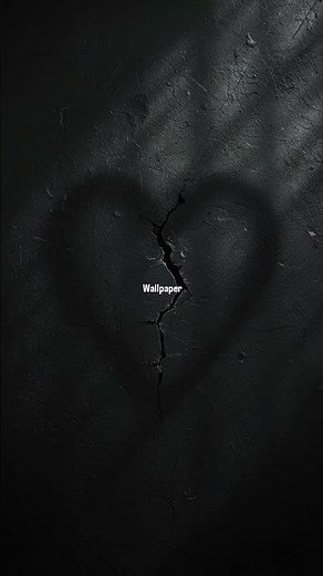 Sad Broken Heart Wallpaper 🖤 Dark Emotional Vibes #shorts