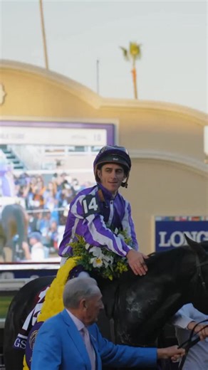 When you win your win your first #BreedersCup race for 2️⃣0️⃣ years! 😮 A landmark day for Christophe Soumillon 🇧🇪 #BC25 | World Horse Racing