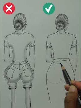 How to draw a person ⏳️ Trick for beginners #art #artwork #artist #draw #drawing #sketch