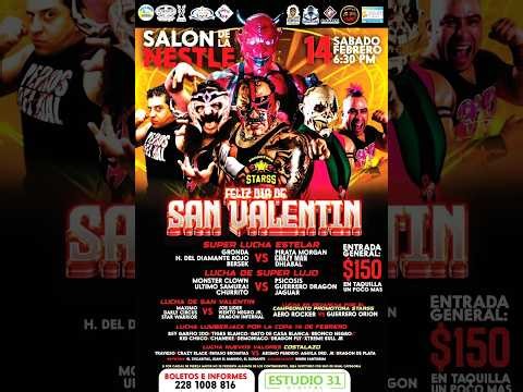 Lucha Libre | Feliz San Valentín #luchalibrefans #luchalibre #luchalibremexicana #luchalibreméxico