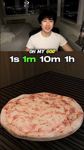 1s VS 1hr Pizza Cook Time