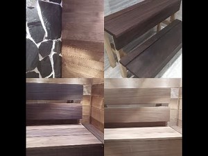 Treatment of sauna benches and walls with protective oil