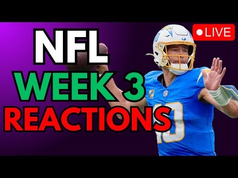 NFL Week 3 Reactions Livestream!