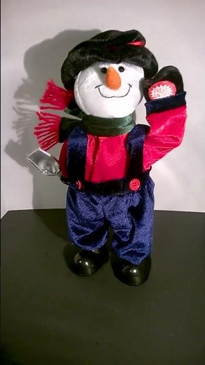 Root'n Toot'n Farting Singing Dancing Snowman Sings Sleigh Ride DAN DEE 14"