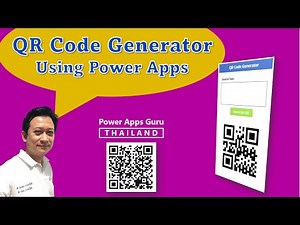 สร้าง QR Code Generator ด้วย Power Apps