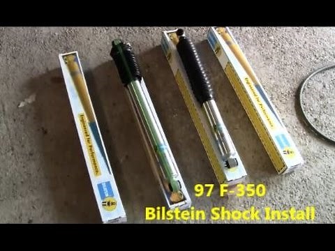 How to replace Ford F350 Rear Shocks
