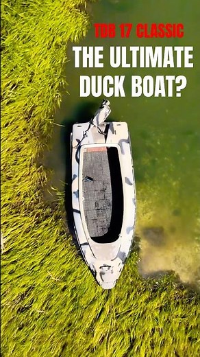 The ultimate duck boat? TDB 17 Classic #waterfowl #duckhunting #goodehunting
