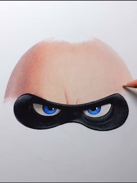 Jack-Jack drawing timelapse – The Incredibles inspired art