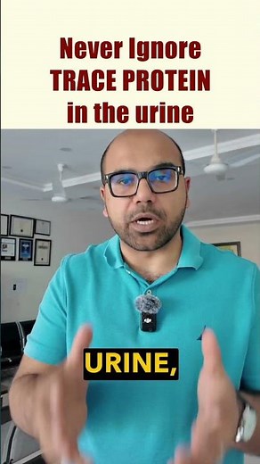 What does urine trace protein means? #ckd #kidneydisease #proteinuria #KidneyHealth