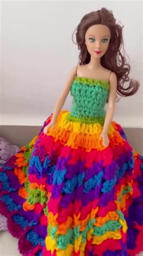 Barbie Gown Crochet Pattern: Cinderella Dress (PDF Pattern) - Etsy