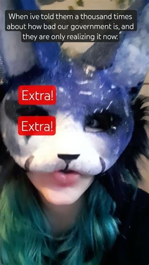 Extra! Extra! read all about it #foxtailsarmy #antitrump #antiice #furry #therian #lgbtqia