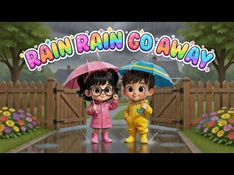 RAIN RAIN GO AWAY 🌩️ | Nursery Rhymes & Songs for Toddlers | Hop Pop Rhymes