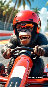 Insane Monkey Kart Race! 🏎💨 Funniest Animal Racing Ever