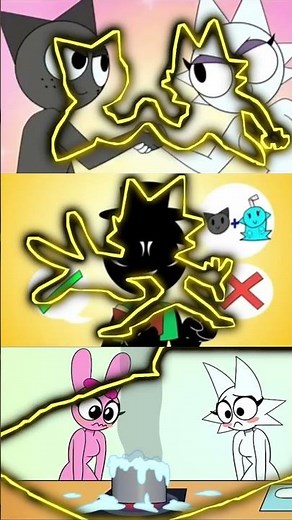 SPRUNKI COOKING 3 OPT🫩🤏PINKI X WENDA X AQUA X GREY😍PERFECT OUTLINE🤣#sprunki #funny #incredibox#wenda