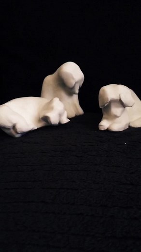 #lovedogs #10kartists #artistsupportartist #dogs #clay #models #petsoftiktok